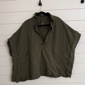 FP Movement | Olive Cape/Poncho Sz L